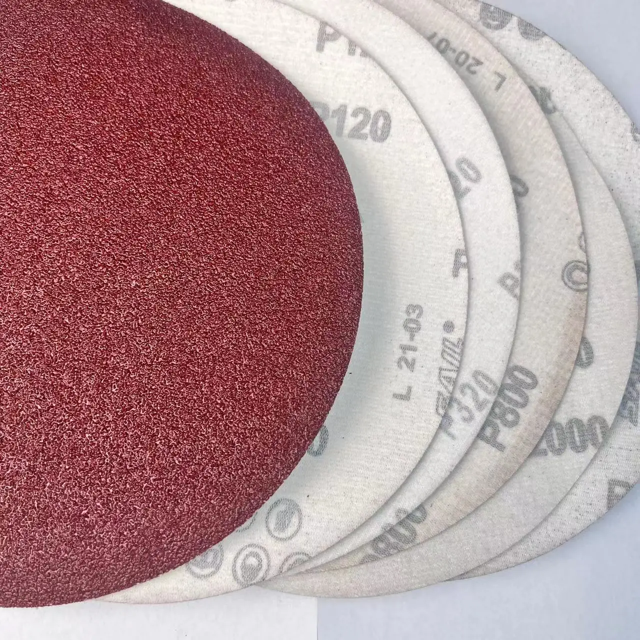 10pcs 200mm 8 Inch Sanding Discs Hook and Loop Adhesive Sandpaper Sanding Machine Disc Paper Backing Sandpaper Round Sandpaper