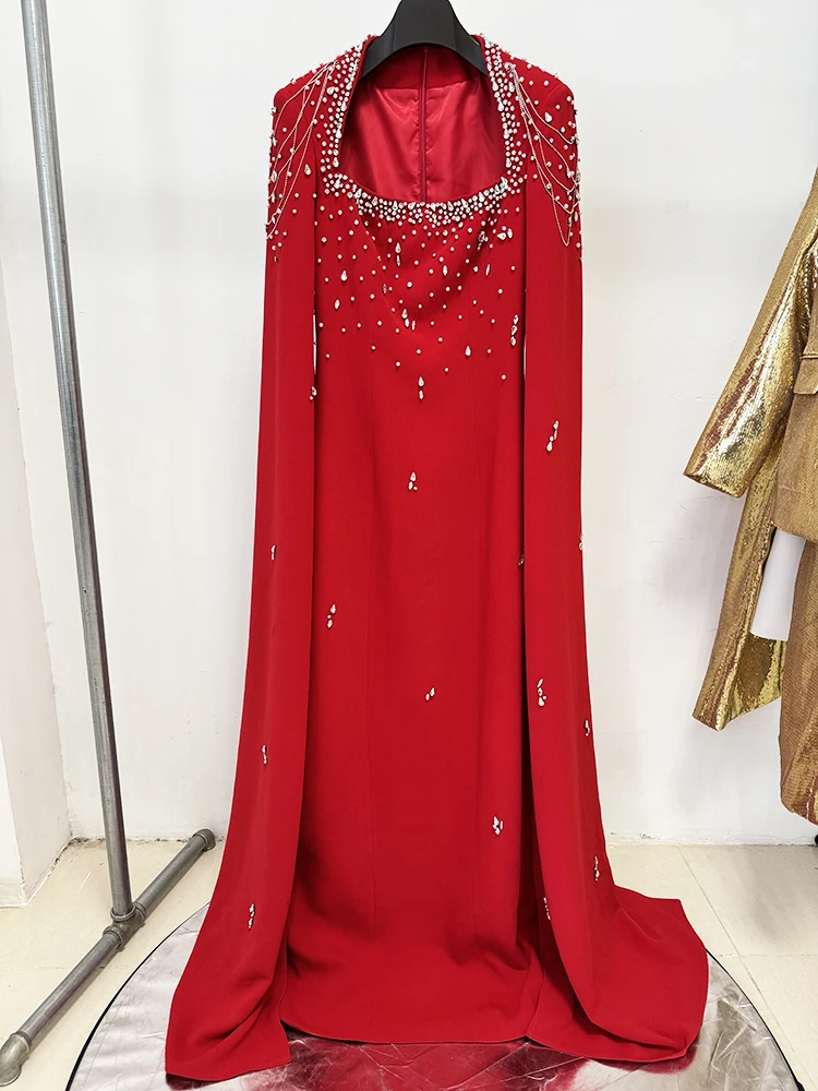 HIGH STREET أحدث 2025 مصمم فيستدو المرأة الماس مطر...