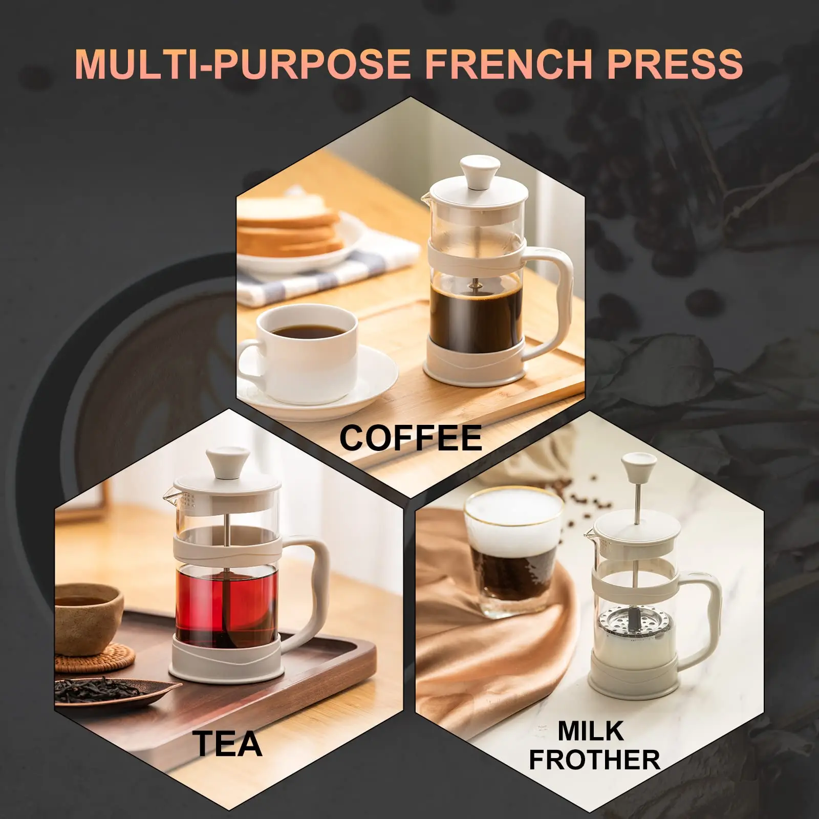 Portable French Coffee and Tea Final Press Maker Coffee Filter Reusable  Full Bodied Coffee Press Maker for Trips Camping - AliExpress