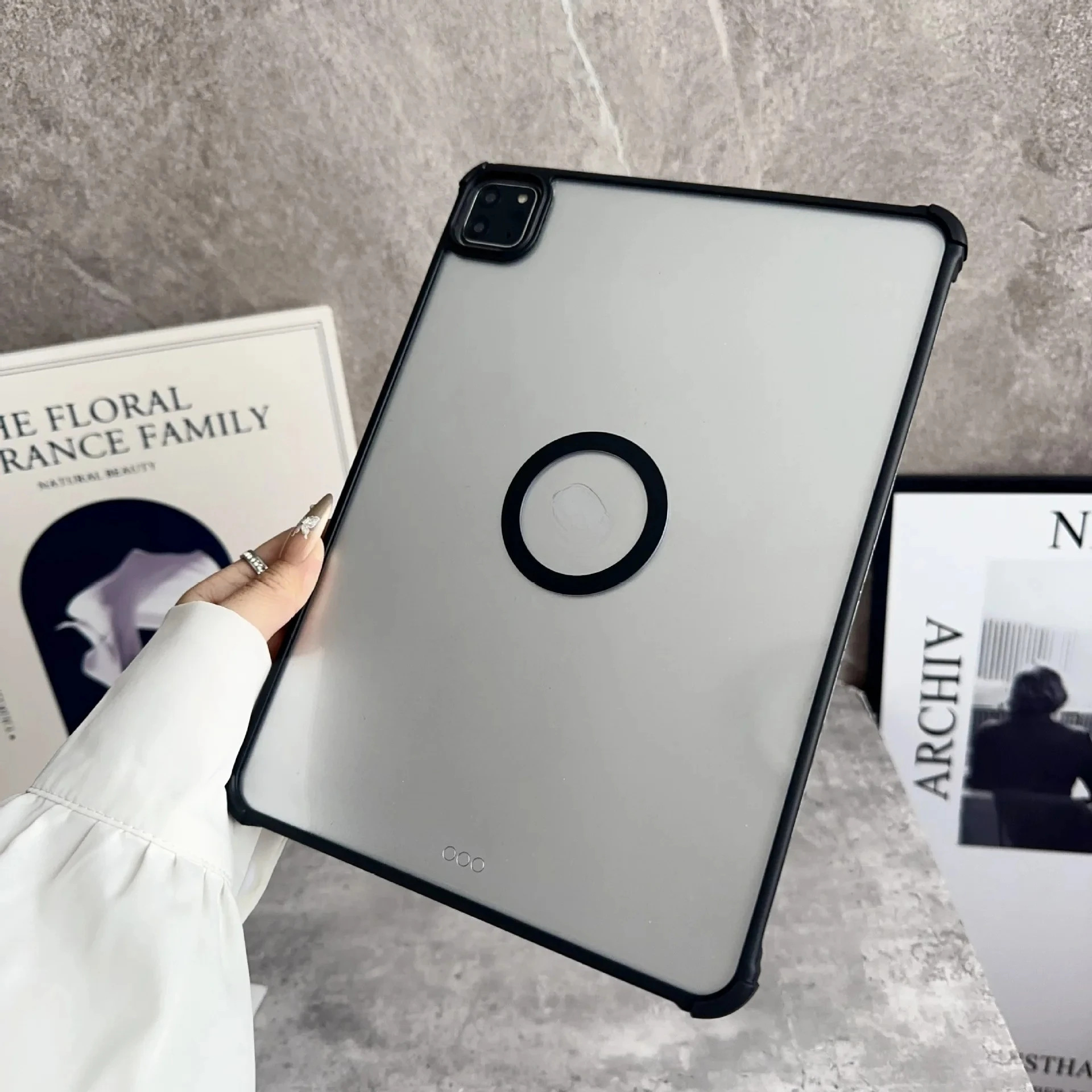Magnetic Tablet Holder Case with Hard PC+TPU Stand Cover