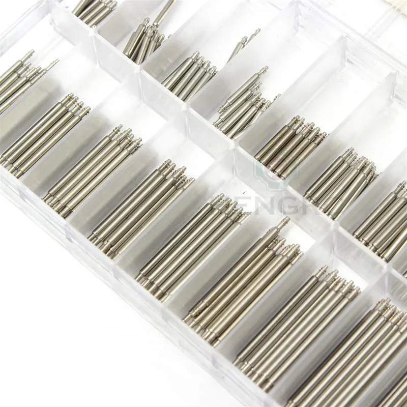 Comprehensive Set of Stainless Steel Spring Bars for Watchband Repair and Replacement (270 Pieces, 8mm-25mm)