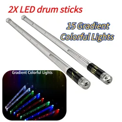 Portable Foldable Electronic Drum Pad Kit with Pedal (2PC LED drum sticks)