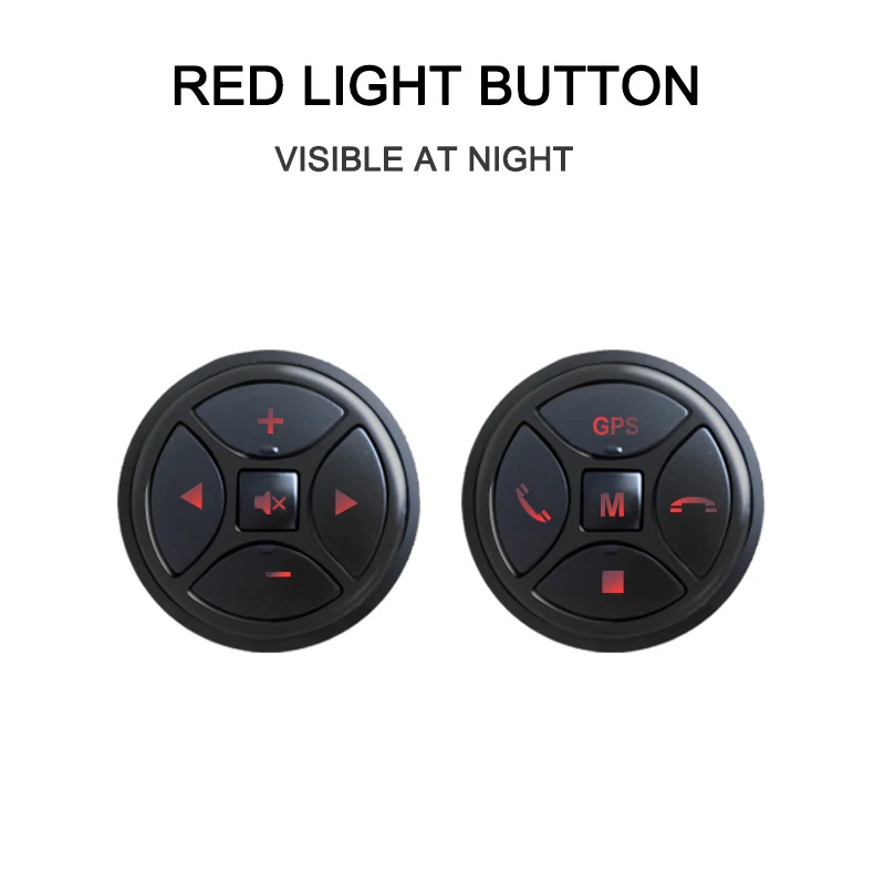 Wireless Car Steering Wheel Control Button 10 Keys Remote Controls Drill For Car Radio DVD GPS Multimedia Navigation Player steering wheel remote control,wireless remote controller,media remote controller,wireless media remote,wireless media controller,wireless steering wheel,steering wheel control button,wireless remote control