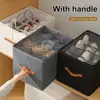 Foldable Shoe Organizer, Fabric Shoe Hanger With Cover, Adjustable Dividers For Shoe Storage Drawer Box Container Cube Box Fits 1