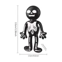 Soft Skeleton Stress Relief Squeeze Toys Safe Halloween Party Favor Ghost Models Decorations for All Kids & Adults Stress Needs - Image 6