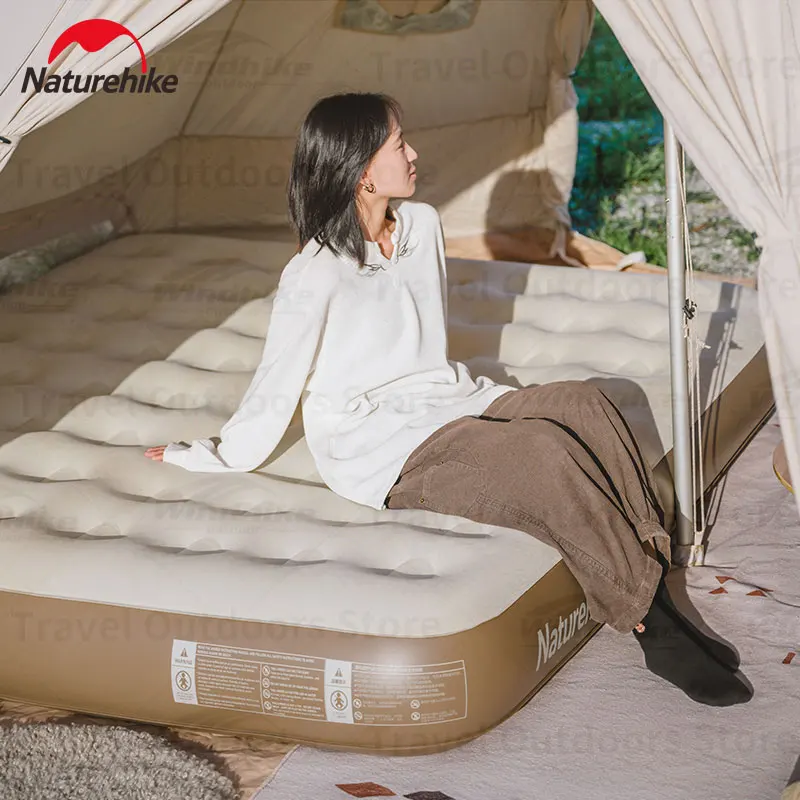 Colchón Hinchable Para 1 Persona Con Bomba Integrada - 190x100x45 Cm, Ideal Para Camping O Cama De Invitados