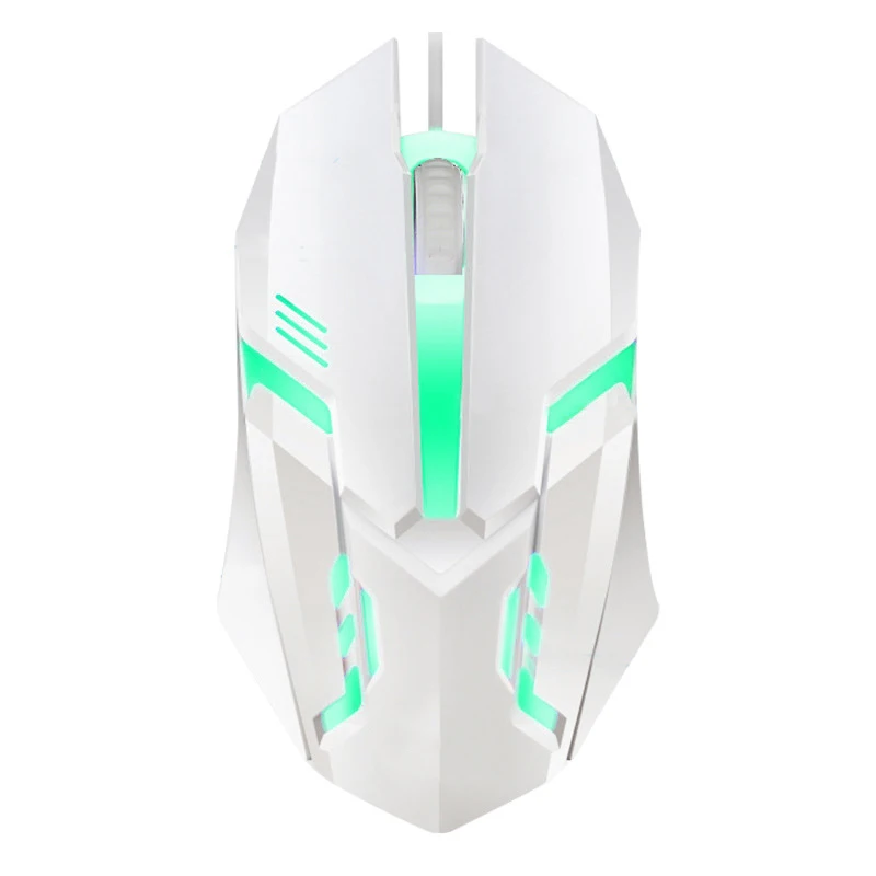 Rato de Jogos com Fio Backlit Mechanica Botão Lateral Brilho Mouse Macro Portátil Usb Escritório em Casa - Imagem 2