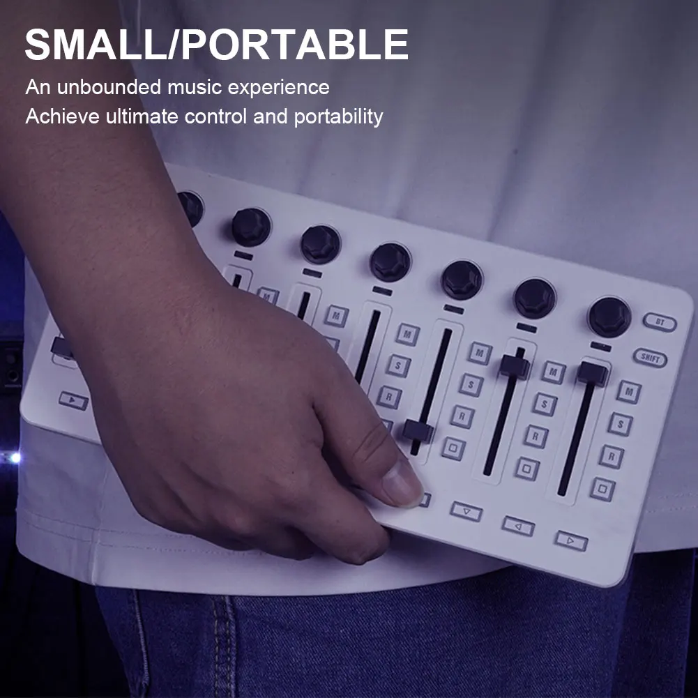 무선 MIDI 컨트롤러 BT 연결 USB 컨트롤러 믹서 대부분의 전자음악 악기에 사용 가능한 무선 컨트롤러