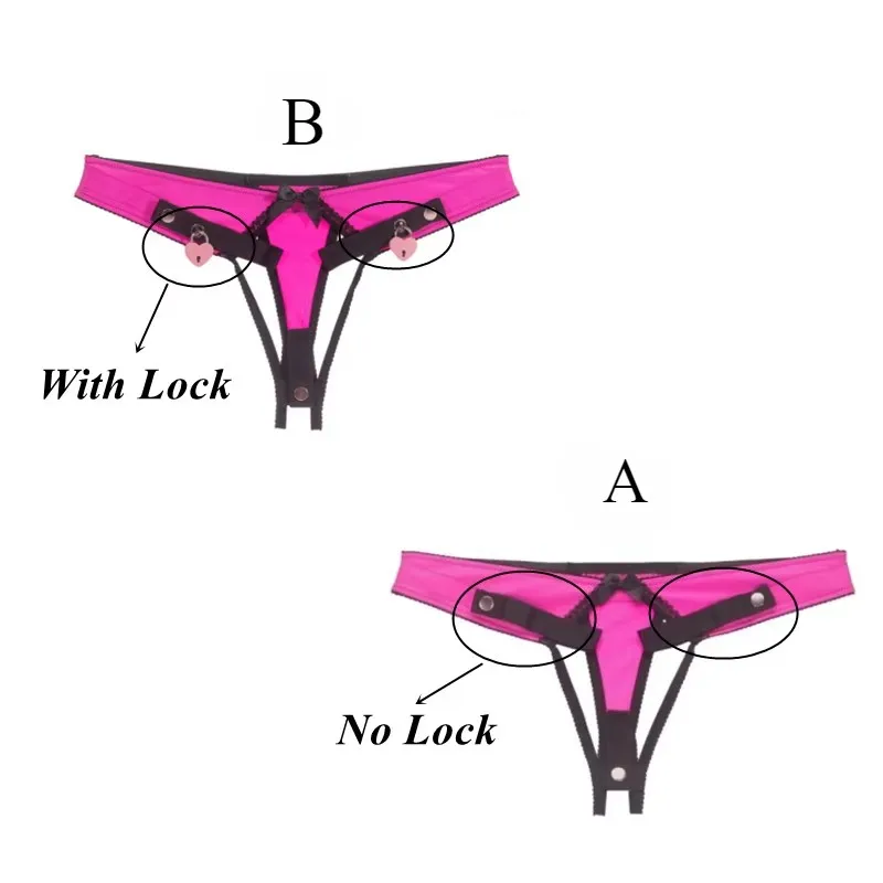 Male Chastity Lock Belt Panties Cage Accessory