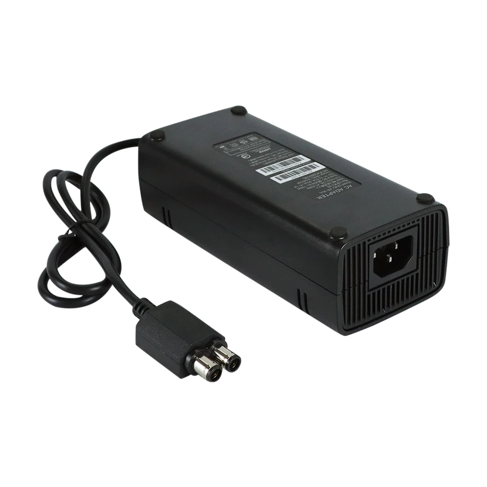 Power Supply Power Adapter Game Console Power Adapter 100~240V 135W AC Adapter Replacement Charger with Cable Auto Voltage Low Noise for Xbox 360 Slim Console