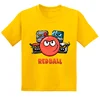 Hot Sale Red Ball 4 Print Cartoon Kids T-shirt Funny Baby Boys Girls Clothes Summer Fashion Children Cotton Short Sleeve T shirt 5