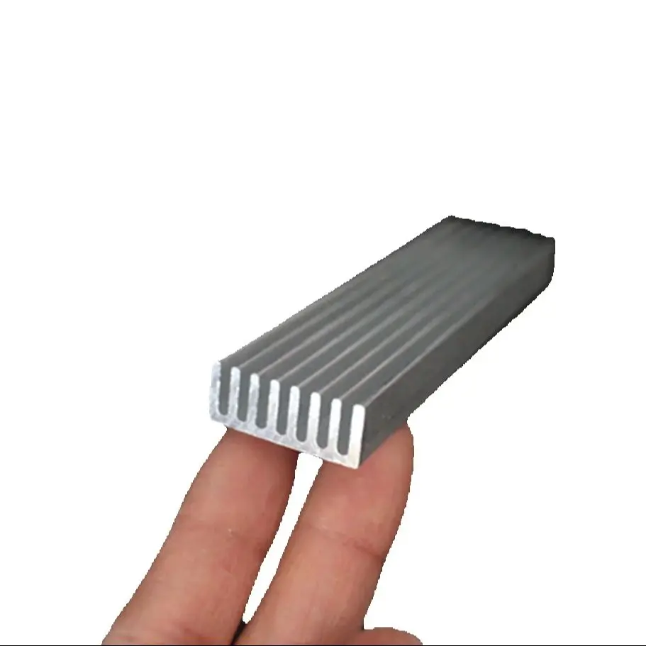 Aluminium Radiating Fin Cooling Heatsink 100*25*10MM for LED Power Transistor Electrical Radiator Chip