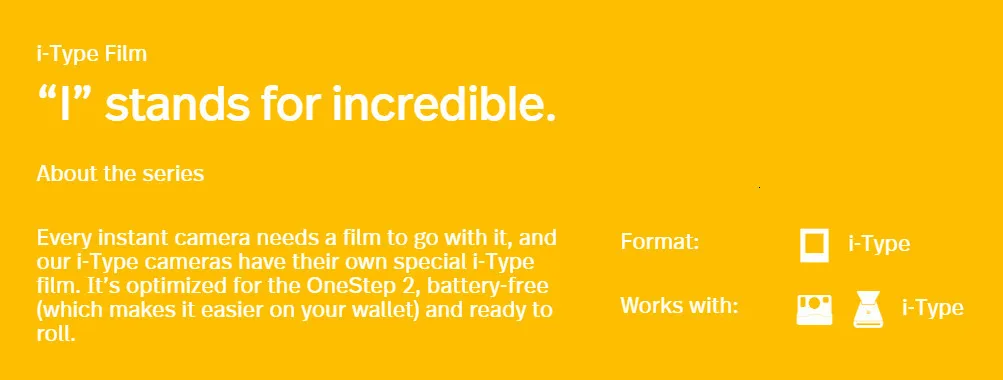 Description Picture 3 of itemNew Genuine Polaroid Originals Instant I-type Film for Poloroid Camera Onestep2VF/ Onestep Plus /Now / Now Plus