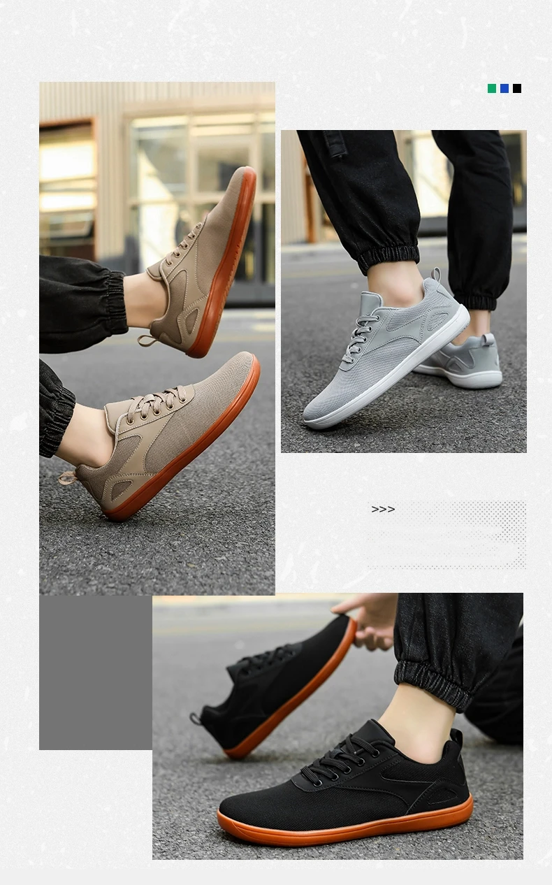 Minimalist Barefoot Walking Shoes For Men With Wide Toe Box_voghion.com