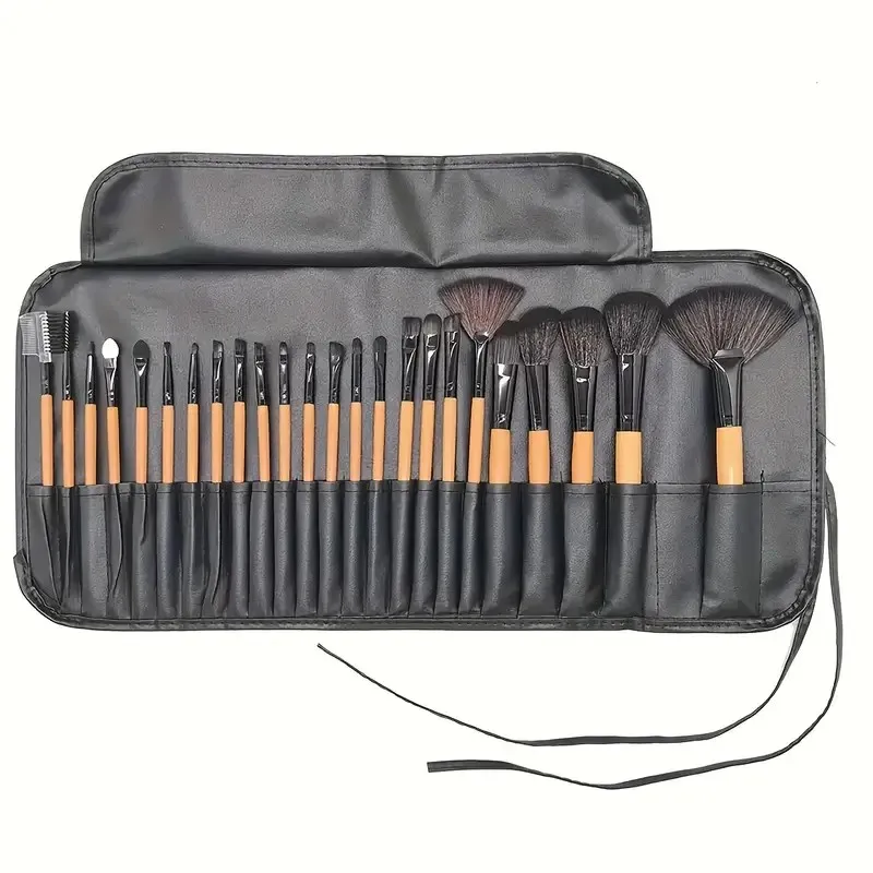 Professional Makeup Brush Set 24pcs for Beginners-Oval Brushes with ABS Plastic Handles and Polyester Bristles Unscented makeup brushes,makeup tool set,makeup set