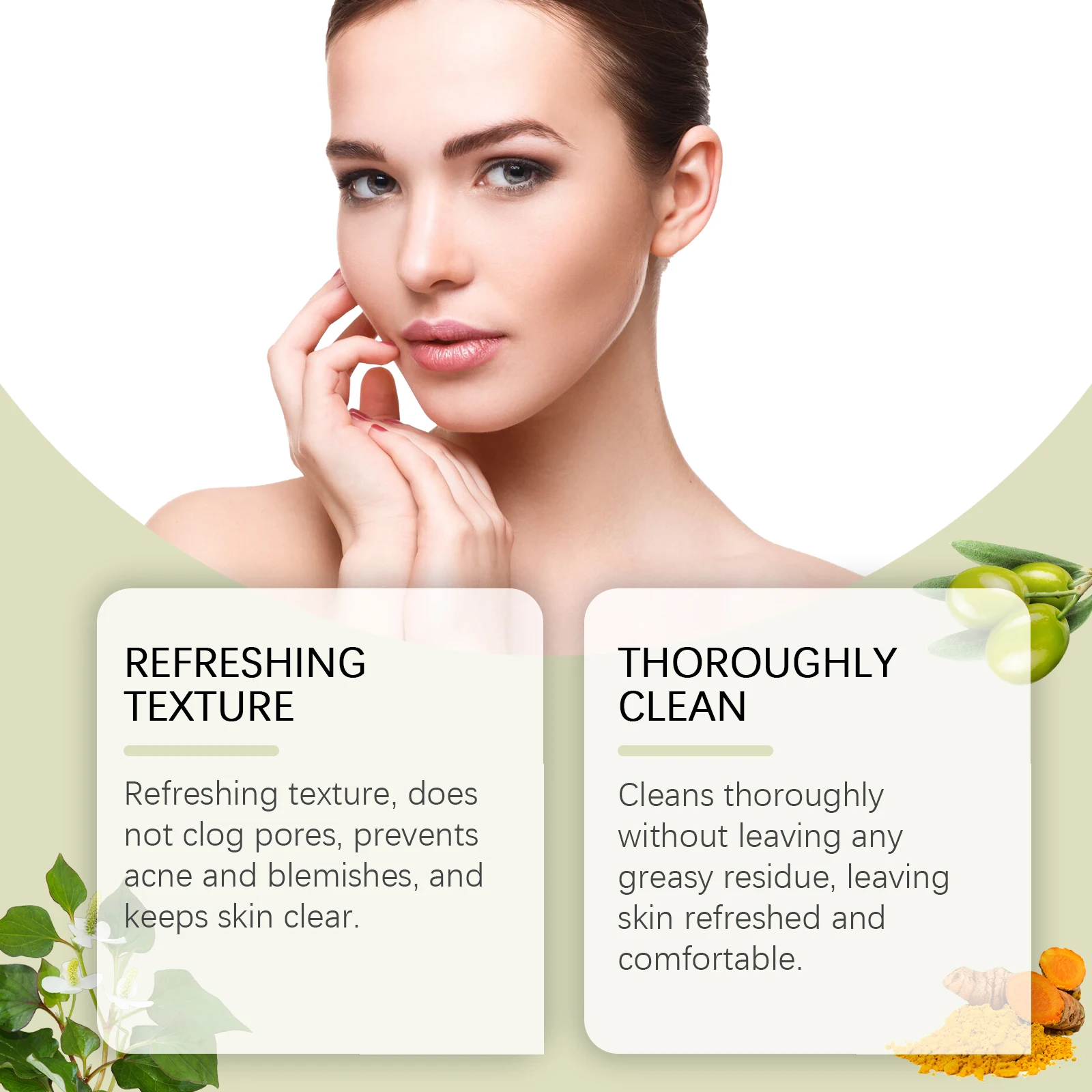 EELHOE Facial Cleansing Oil Gentle Sensitive Skin Makeup Remover Moisturizing Soothing Cleansing Liquid Skin Care Products 100ml 4