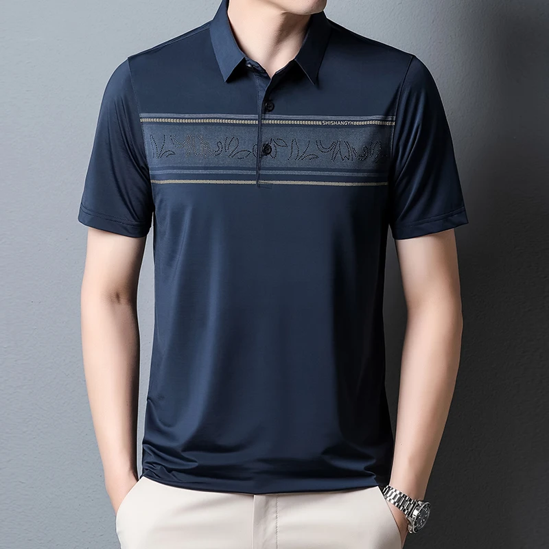 

Brand New Summer Polo Shirt Men Breathable Short Sleeve Shirt Top Men Casual Business Polo Homme Poloshirt Men