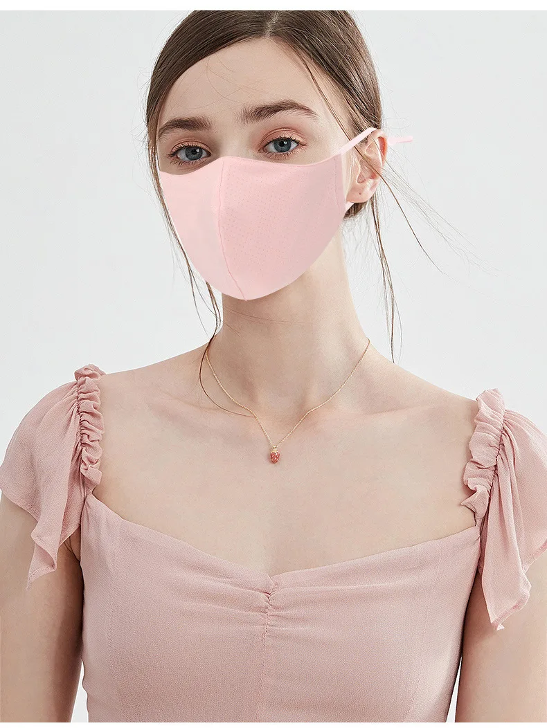 Reusable Protective Breathable and Dustproof Summer Ice Silk Cotton Masks face mask cotton face mask Washed By Windproof Mouth-muffle Mask