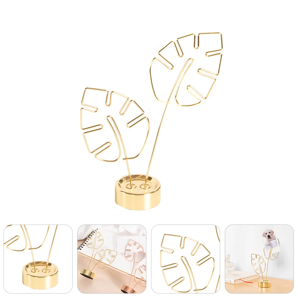 

Rustic Wedding Decor Note Folder Iron Clamp Bracket Desktop Decoration Memo Stand Cards Holder Tabletop