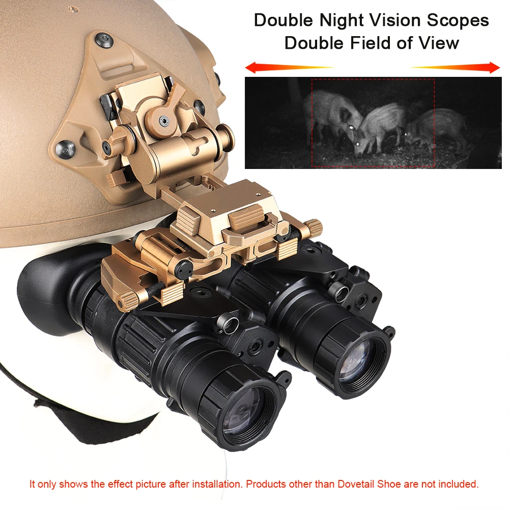 PVS-14双眼化マウント AlphaOptics PVS-14 Dual Bridge Mount PVS14用デュアルマウント