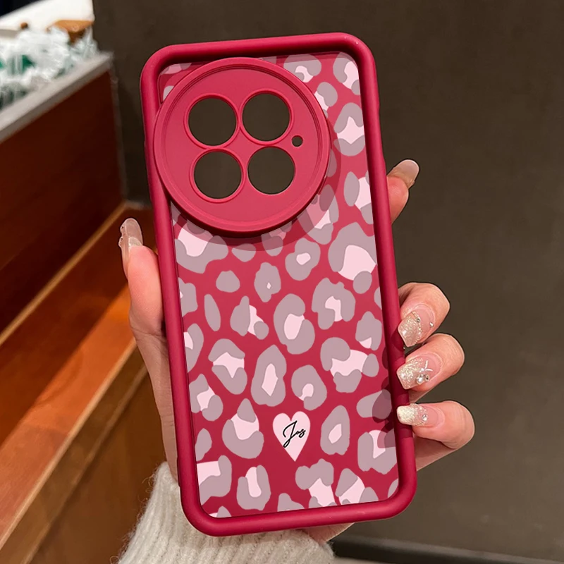 Leopard Print Shockproof Bumper TPU Silicone Soft Phone Case Cover