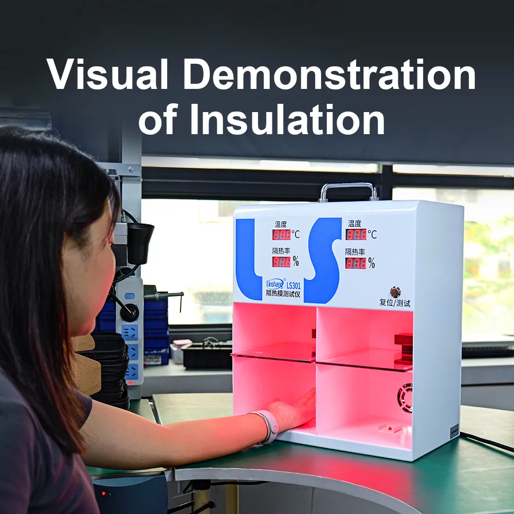 Tint Temperature Meter Thermal Insulation Window Film Temperature Tester 940nm Infrared Rejection Rate for Window Tint LS301