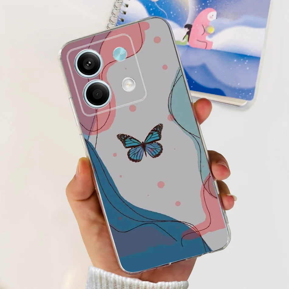 Elegant Printing Soft Silicone TPU Slim Phone Back Cover
