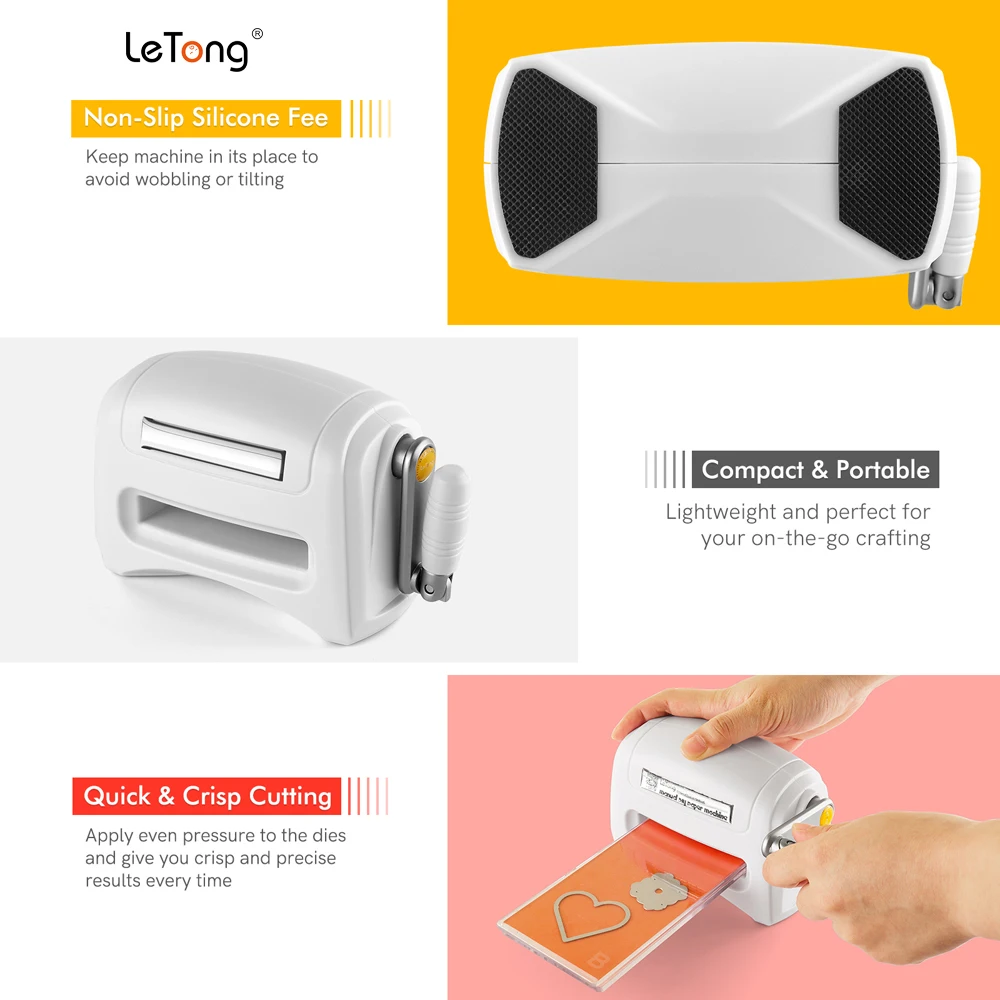 Description Picture 5 of item2024 New Portable Manual Die Cutting Embossing  DIY Scrapbooking Die-Cut Machine Cutting Pads For Paper Card