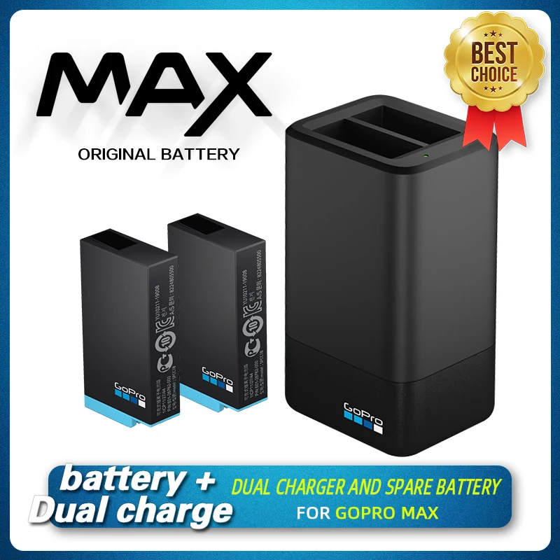 Gopro Max 360 Battery Original Gopro Max 360 Battery Charger 360 Original Aliexpress