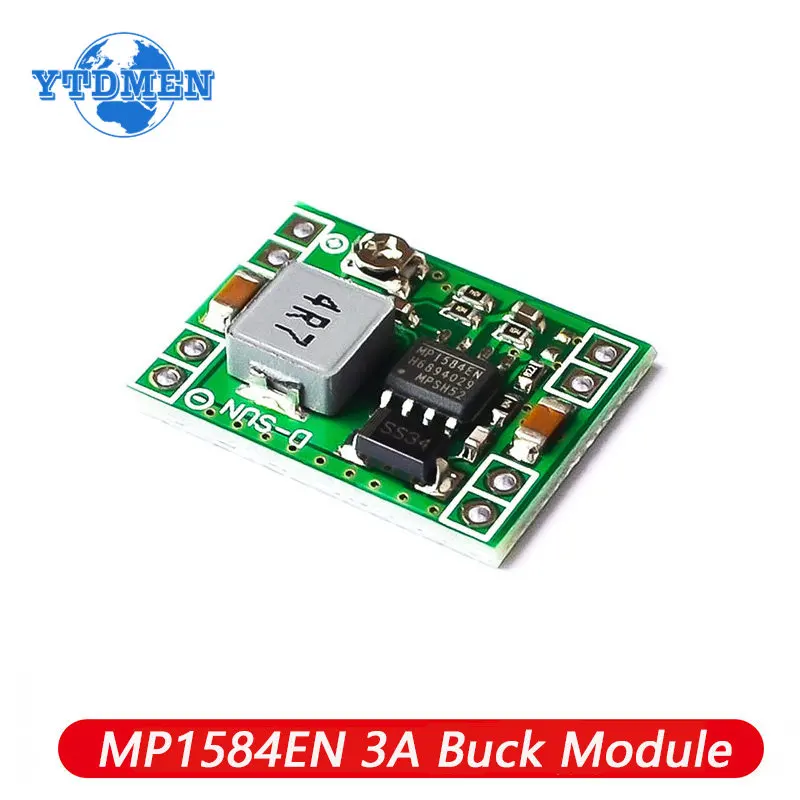 Modulo Scheda Convertore Step Down Buck Mini DC-DC 3A Da 5 V-30 V A 3,3 V 5 V 12 V CC Regolatore Di Tensione CC Modulo Buck Di Alimentazione Scheda PCB - Foto 7