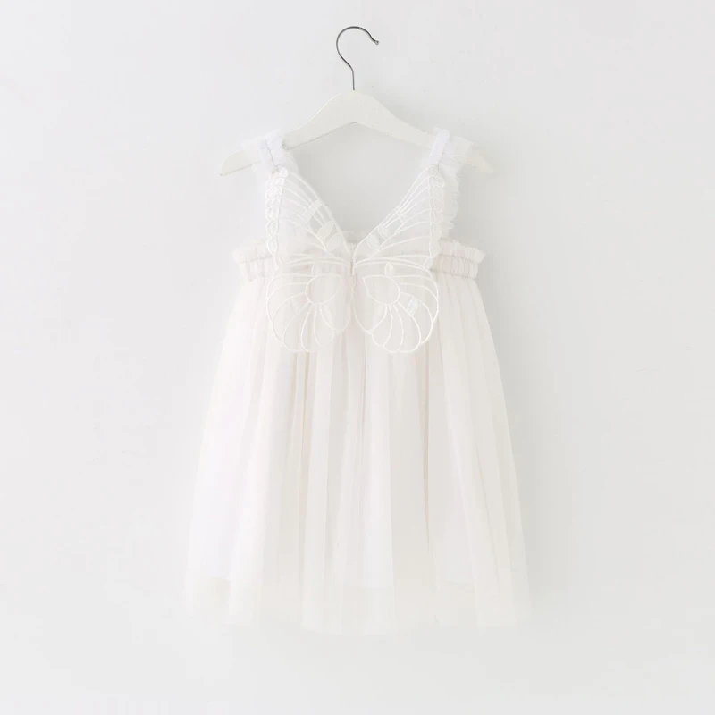 cute dresses Summer Dress Cute Sleeveless Strap Tulle Baby Girl Dress First Birthday Girl Party Princess Dresses Baby Girl Clothes 12M-6T christmas dress