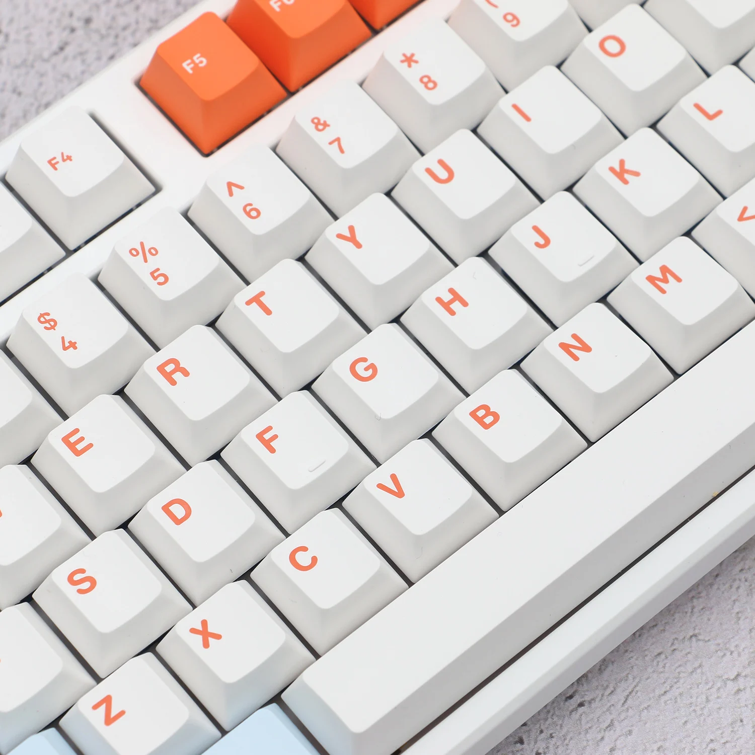 Chaves Conjunto Gmk Salmão Keycaps Pbt Duplo Tiro Chave Tampões Cereja Perfil Keycap com Iso Enter para Teclado Mecânico 171 - Imagem 3
