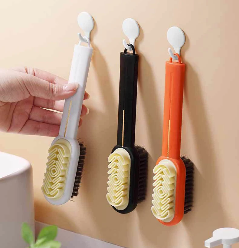 Dual-Sided Suede and Shoe Cleaning Brush for Stain and Dust Removal