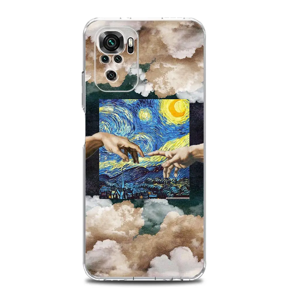 Van Gogh Starry Sky Clear TPU Phone Case