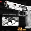 2011 Quick Release Toy Gun Mechanical Continuous Fire Detachable Pistol Outdoor Soft Bullet Airsoft Blaster for Children Gift 4