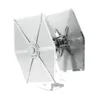 TIE FIGHTER 3D Metal Puzzle model kits DIY Laser Cut Puzzles Jigsaw Toy For Children 4