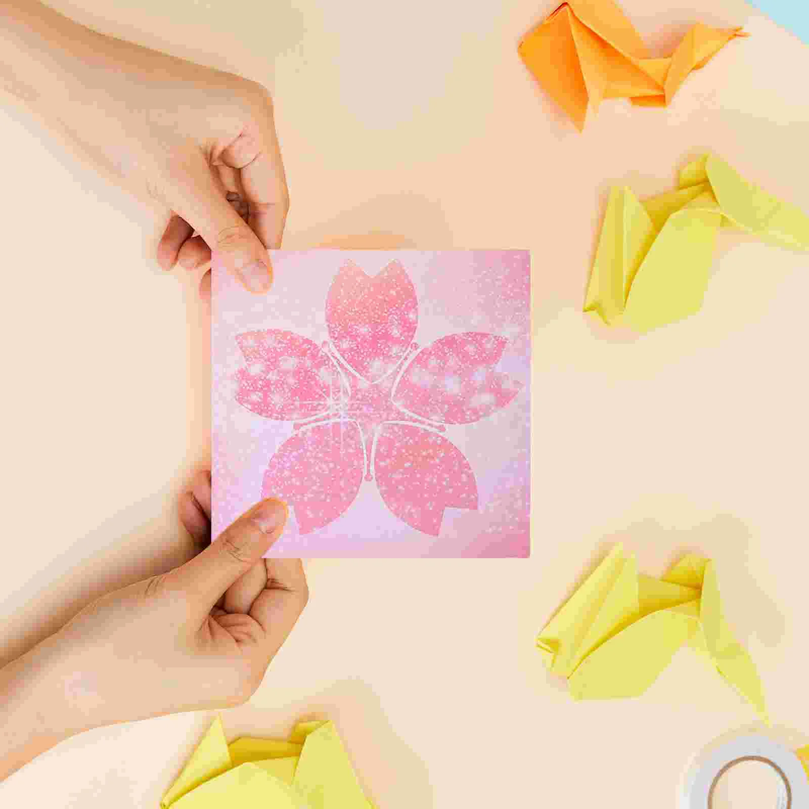 

200 Pcs Origami Paper DIY Papers Double Sided Folding Exquisite Scrapbook Dual-side Crafts Child