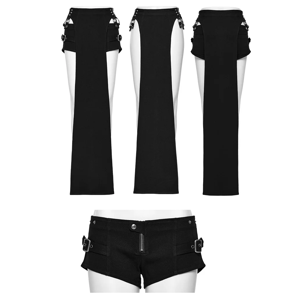 パンツ [ ZIZEMUSEUM] BIKER LAP SKIRT SHORTS (BLACK) BIKER LAP SKIRT SHORTS (BLACK) - ZIZEMUSEUM | 60% - Asian