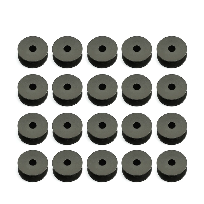 (20 قطعة) D9117-141-E00 بكرة ألومنيوم تناسب JUKI DNU-1541، Highlead GC20618 Consew 206RB ماكينة خياطة قدم المشي