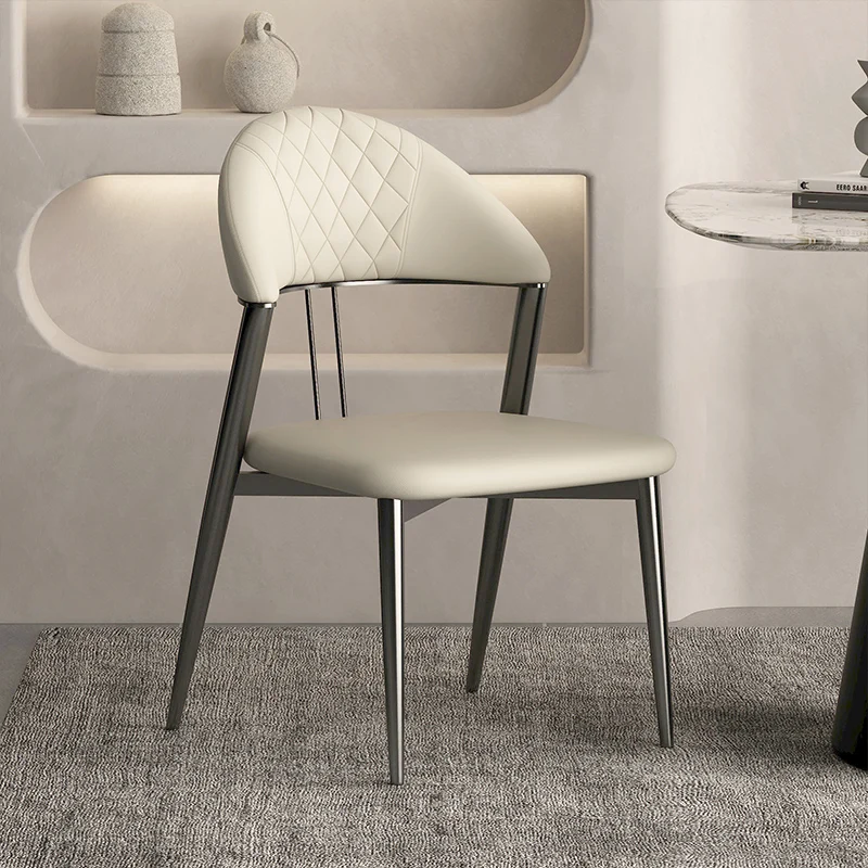 

Modern Nordic Dining Chairs Kitchen Balcony Office Salon Ergonomic Dining Chairs Minimalist Cadeira Restaurant Furniture MR50DC