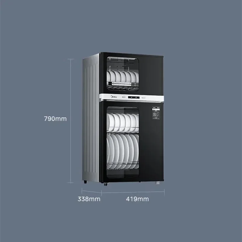 Midea 77L Disinfecting Cabinets Kitchen Tableware Disinfection Cupboard High Temperature Tableware Drying Disinfection Machine