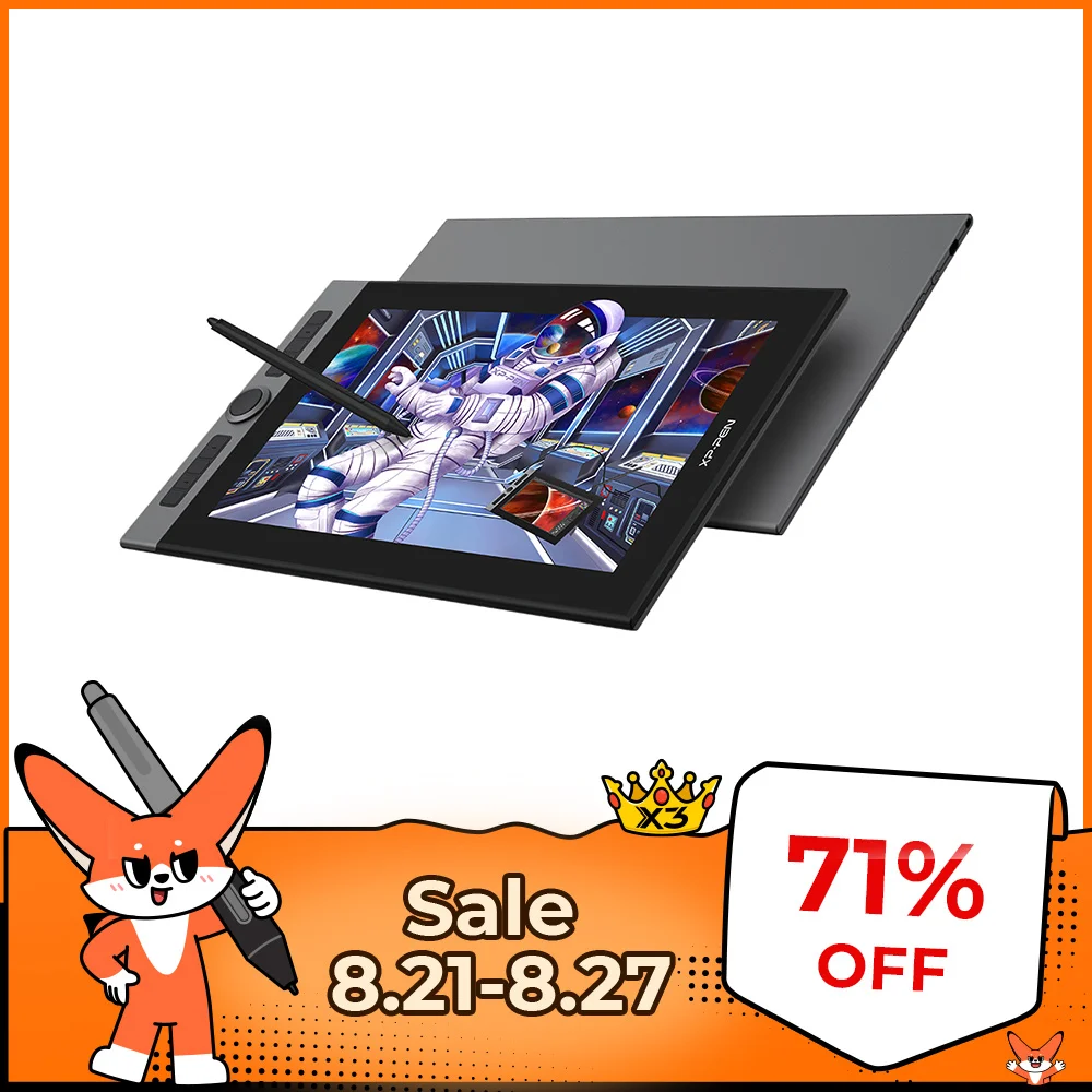 XPPen 15.6 inch Artist Pro 16 Graphics Tablet Monitor Pen Drawing