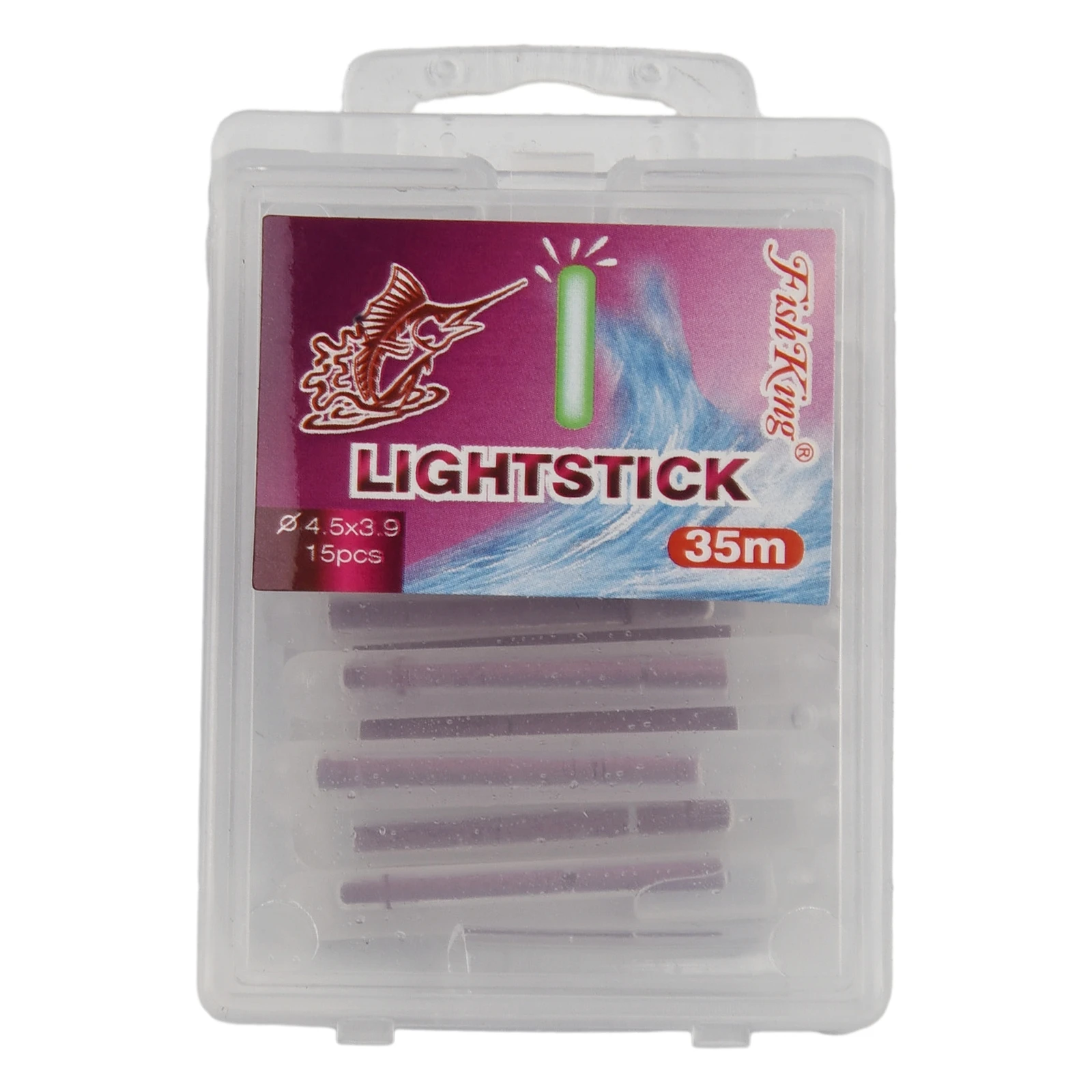 

15 шт., флуоресцентные светильники для удочки