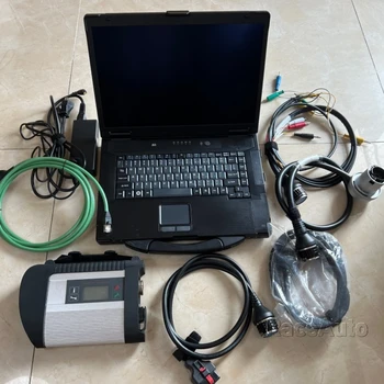 Automobile Mb Star c4 Sd PLUS DOIP XENTRY Ssd Software più recente con strumento di diagnosi completo per laptop CF52 per auto e camion