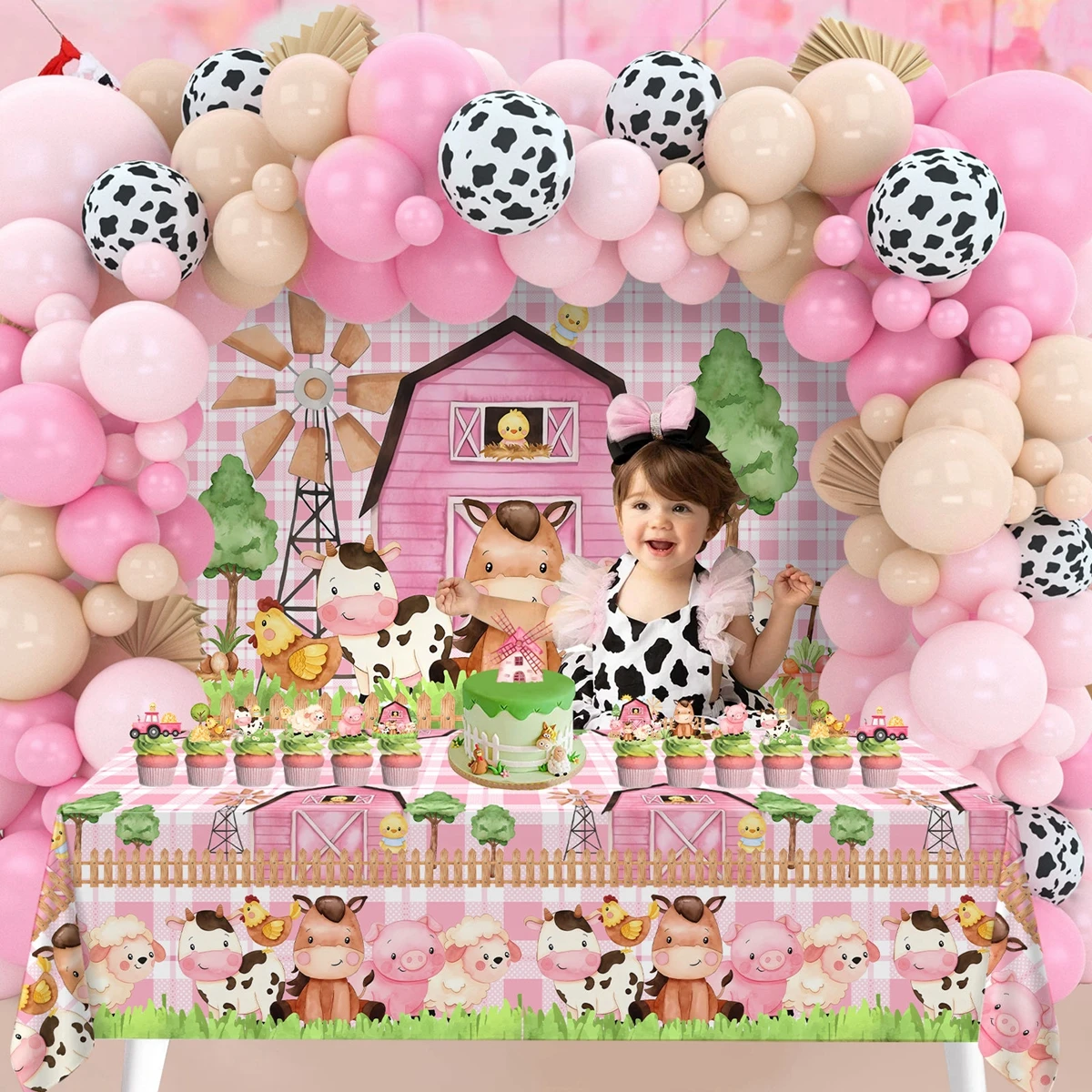 Déco Anniversaire La Granja De Zenon – Assiettes, Ballons, Bannière – Fête Ferme