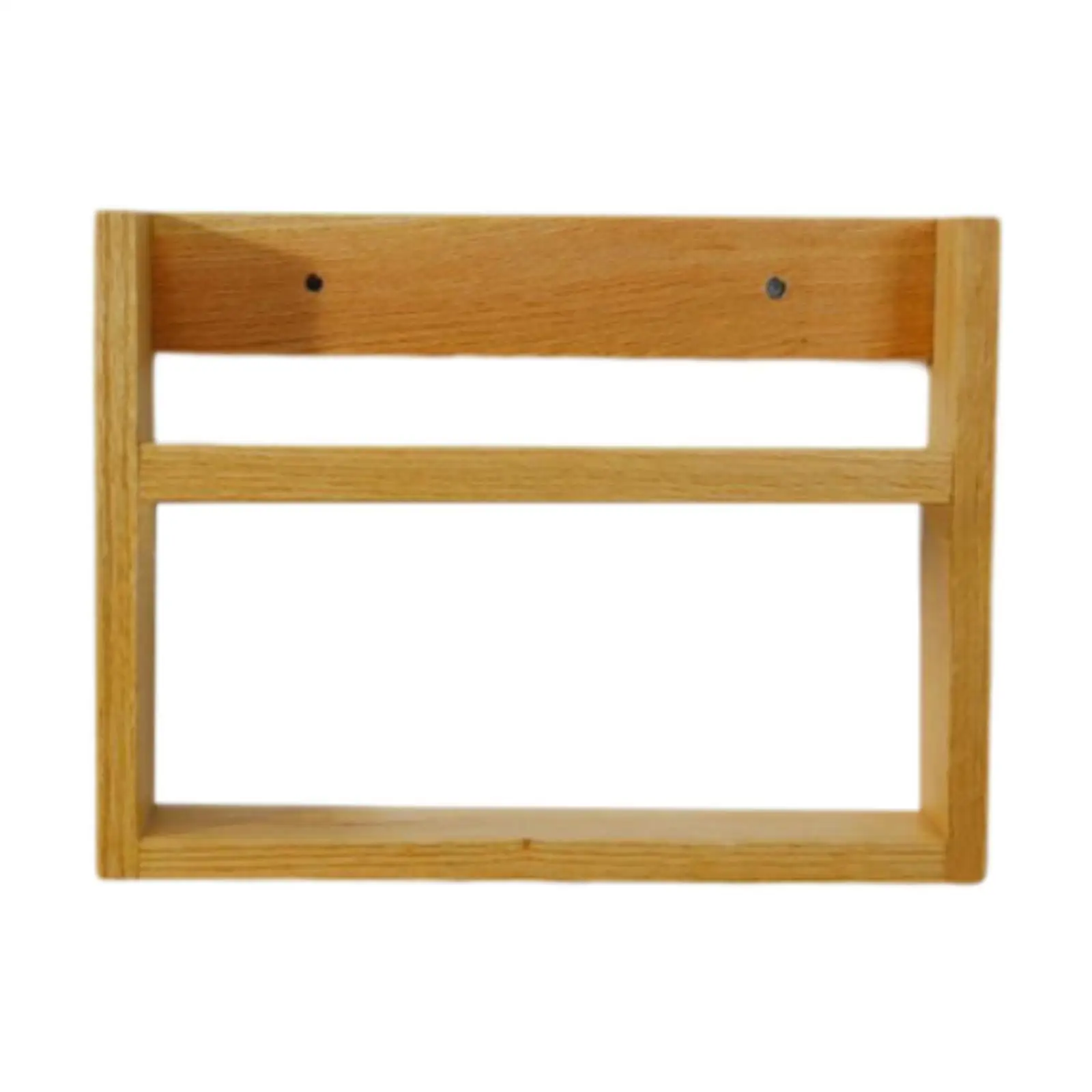 Wall Mounted Magazine Holder Newspaper Book Rack Bookshelf Storage Rack for Home Office Decor
