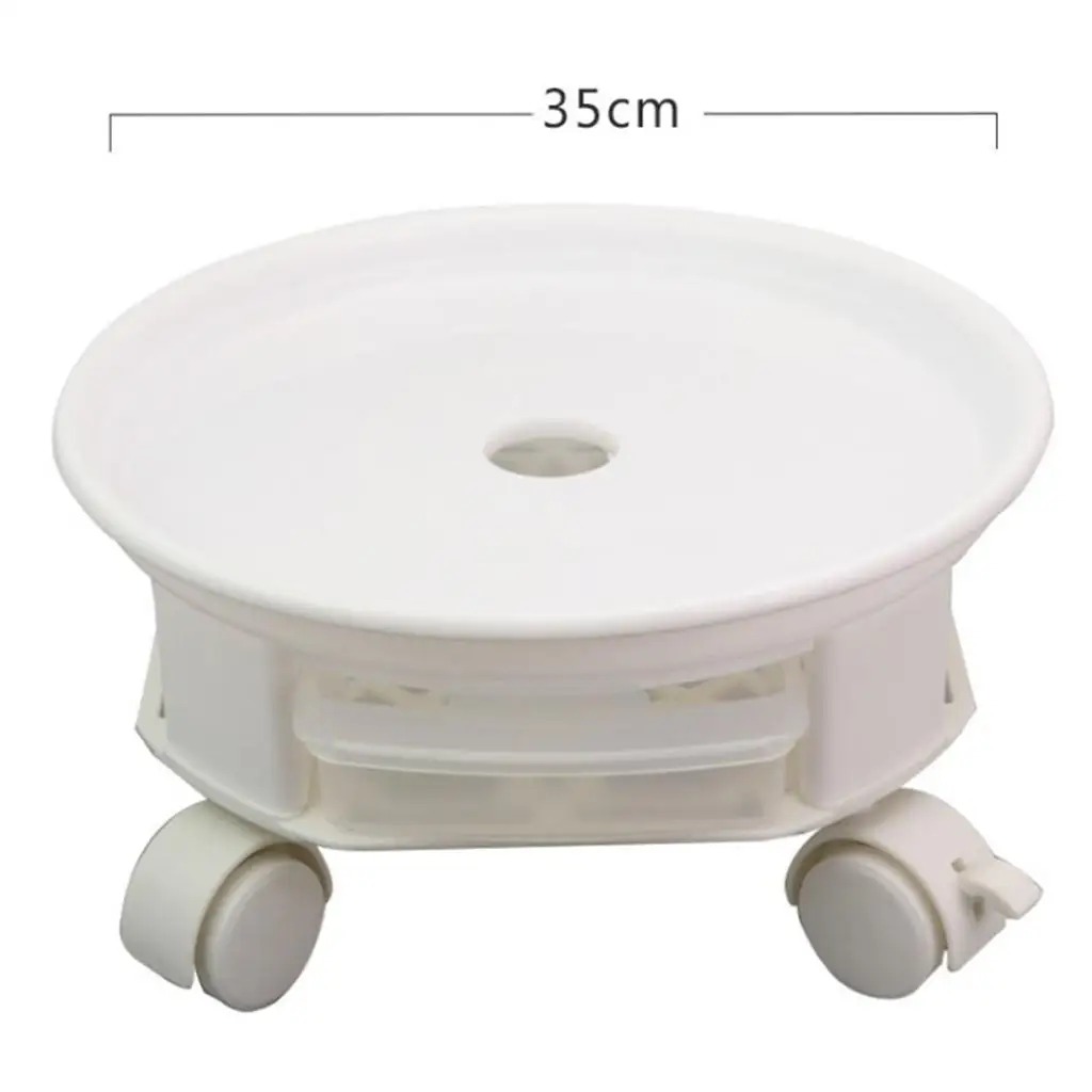 Plant Universal Wheels, Caddy Mover, Rolling with Casters-White