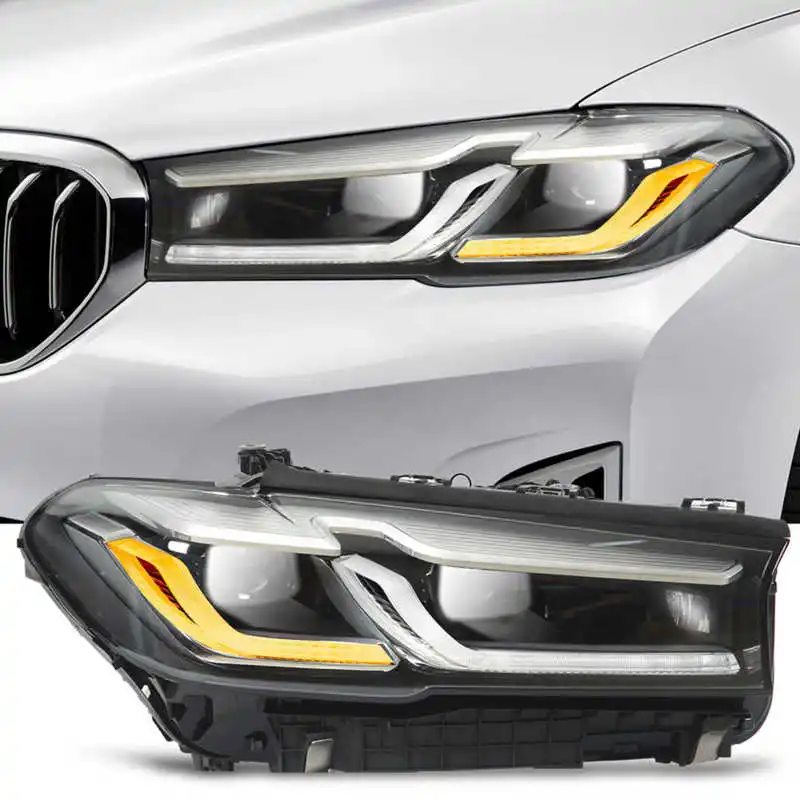 Upgrades LCI Style Adaptive LED Headlight Headlamp L R Replacement for