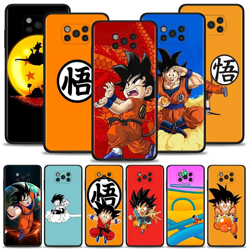 Чехол для телефона Dragon Ball Son Goku XiaoMi POCO X3 NFC M3 F1 M4 Pro 5G F3 GT Redmi Note K40 10 11 8 2021 |