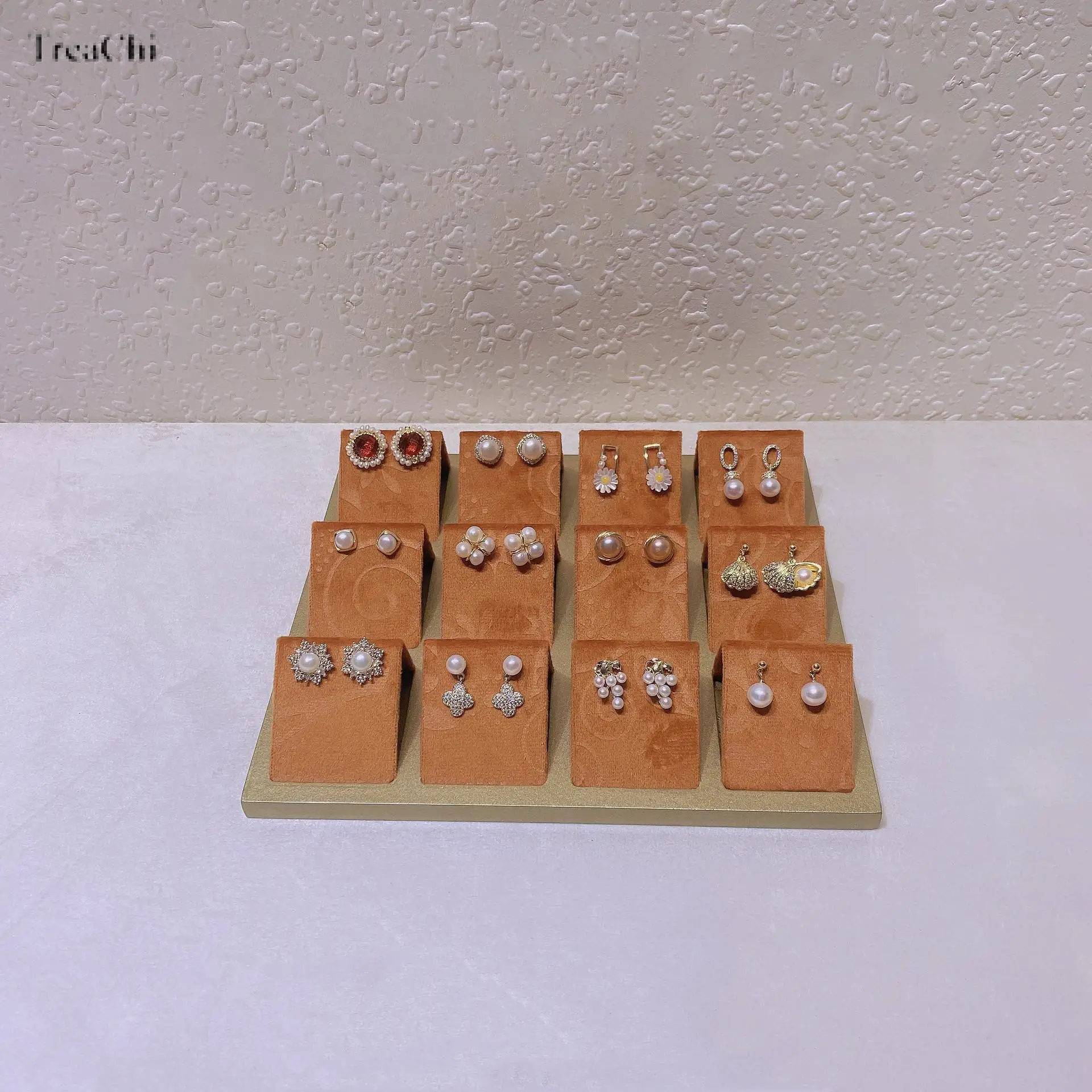 12 Ear Studs Display Rack Multi-Color Printing Process Highlights The Texture of Jewelry Multi-Color Jewelry Organization Displ